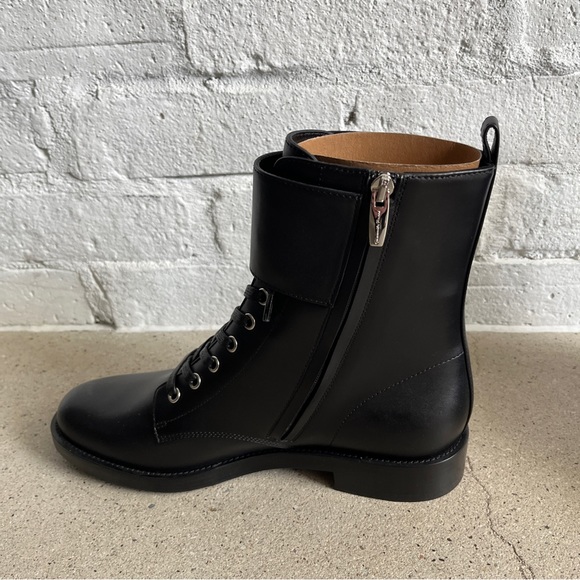 NIB Gianvito Rossi La Garde Black Leather Boots - Picture 12 of 13